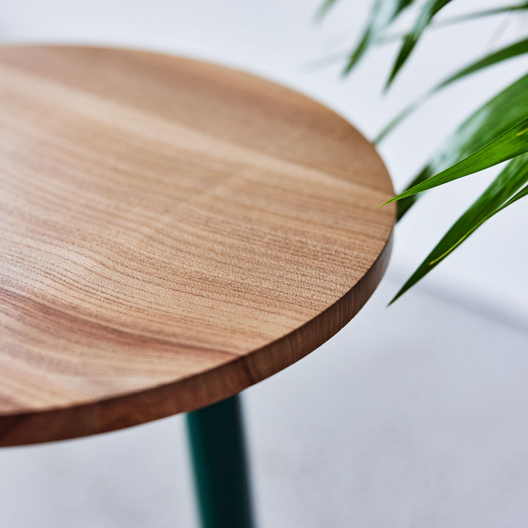 Muse stool handmade elm furniture