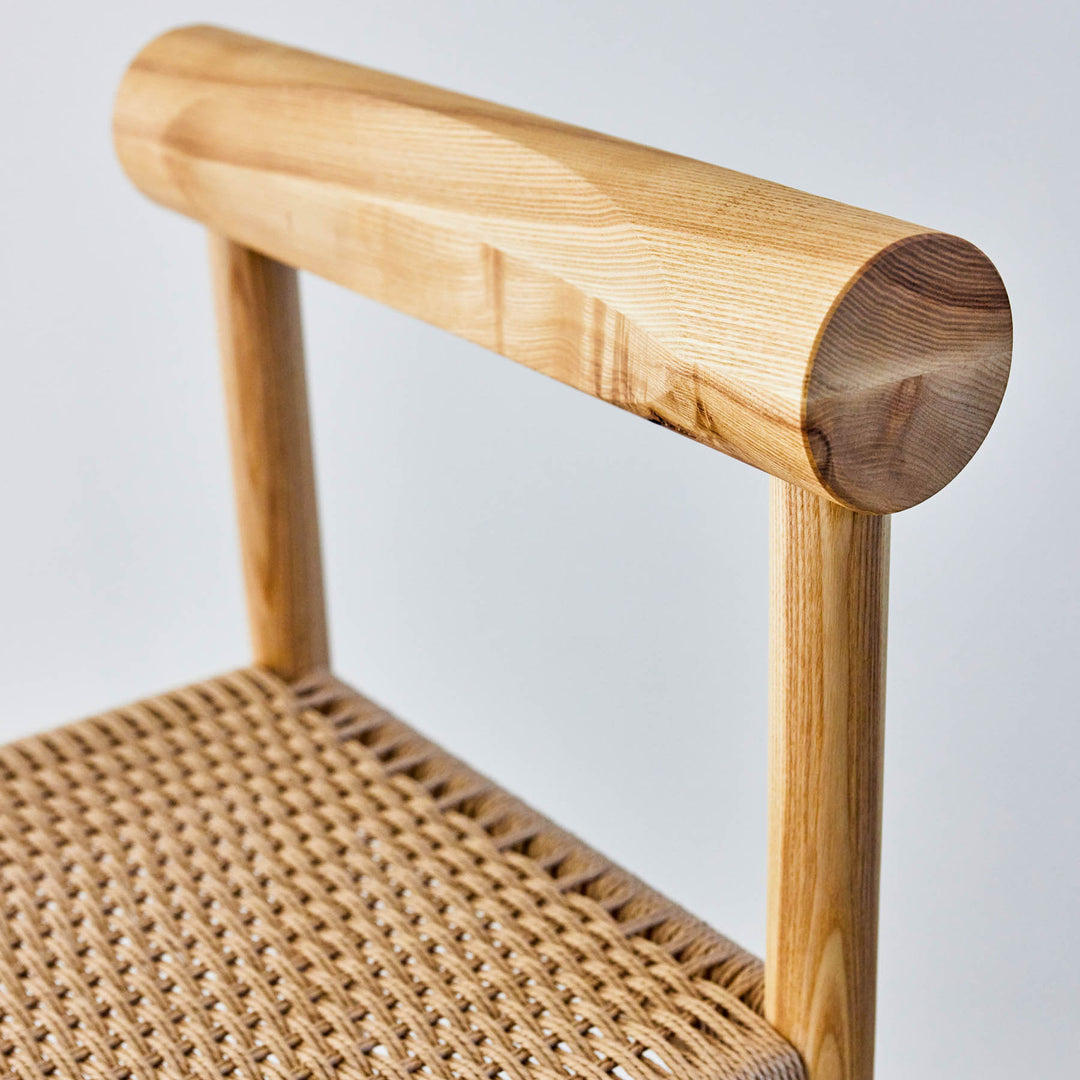 Goldfinger canopy bar stool. Handcrafted bar seating.