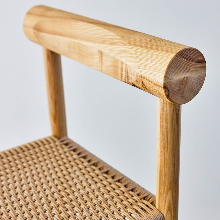 Goldfinger canopy bar stool. Handcrafted bar seating.
