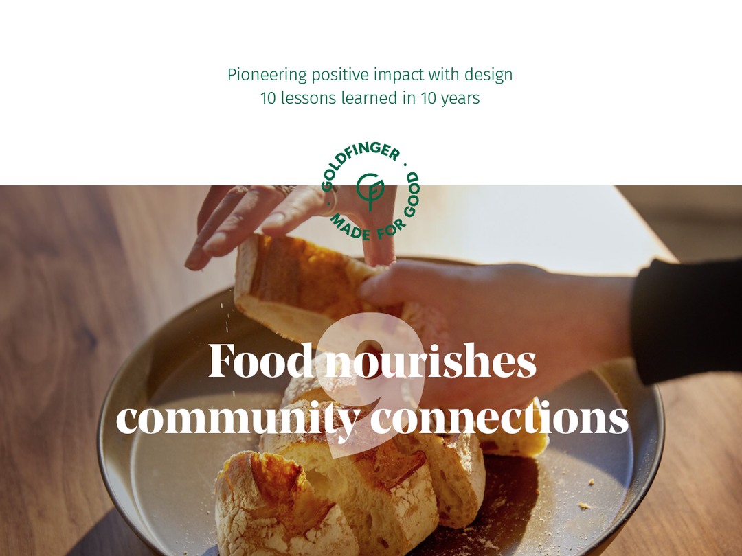 Food nourishes community connections