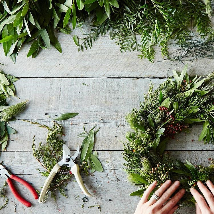 Festive shopping & Christmas wreath making with Goldfinger & Kalinko