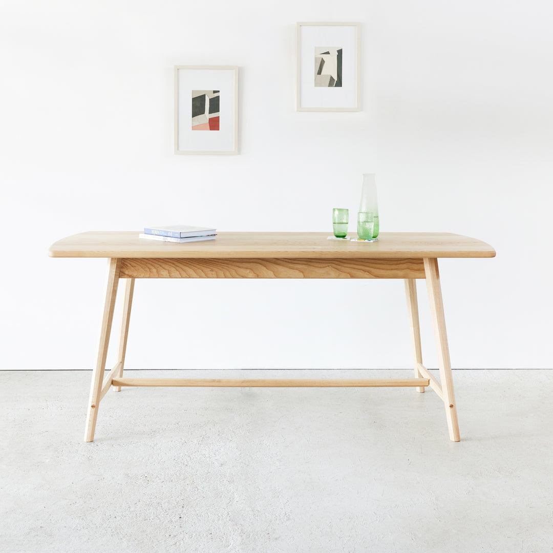 Goldfinger Arden dining table, sustainable furniture, handcrafted ash