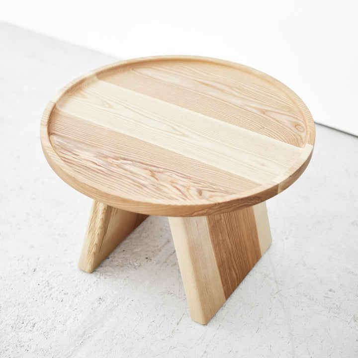 Goldfinger Bower small coffee table, made from sustainable, handcrafted ash