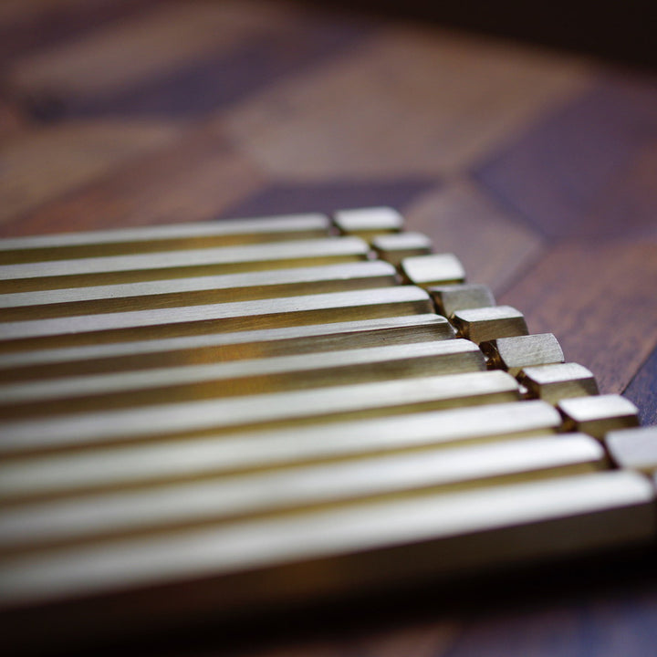 hex pen- handmade- pen- maple- walnut- brass- gift