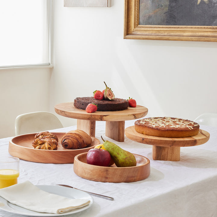 Goldfinger Graze collection - Limited edition Sycamore and London Plane cake stand