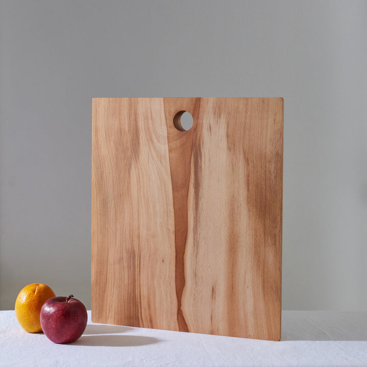 Goldfinger Graze Collection - Square Serving Board, Flamed Beech