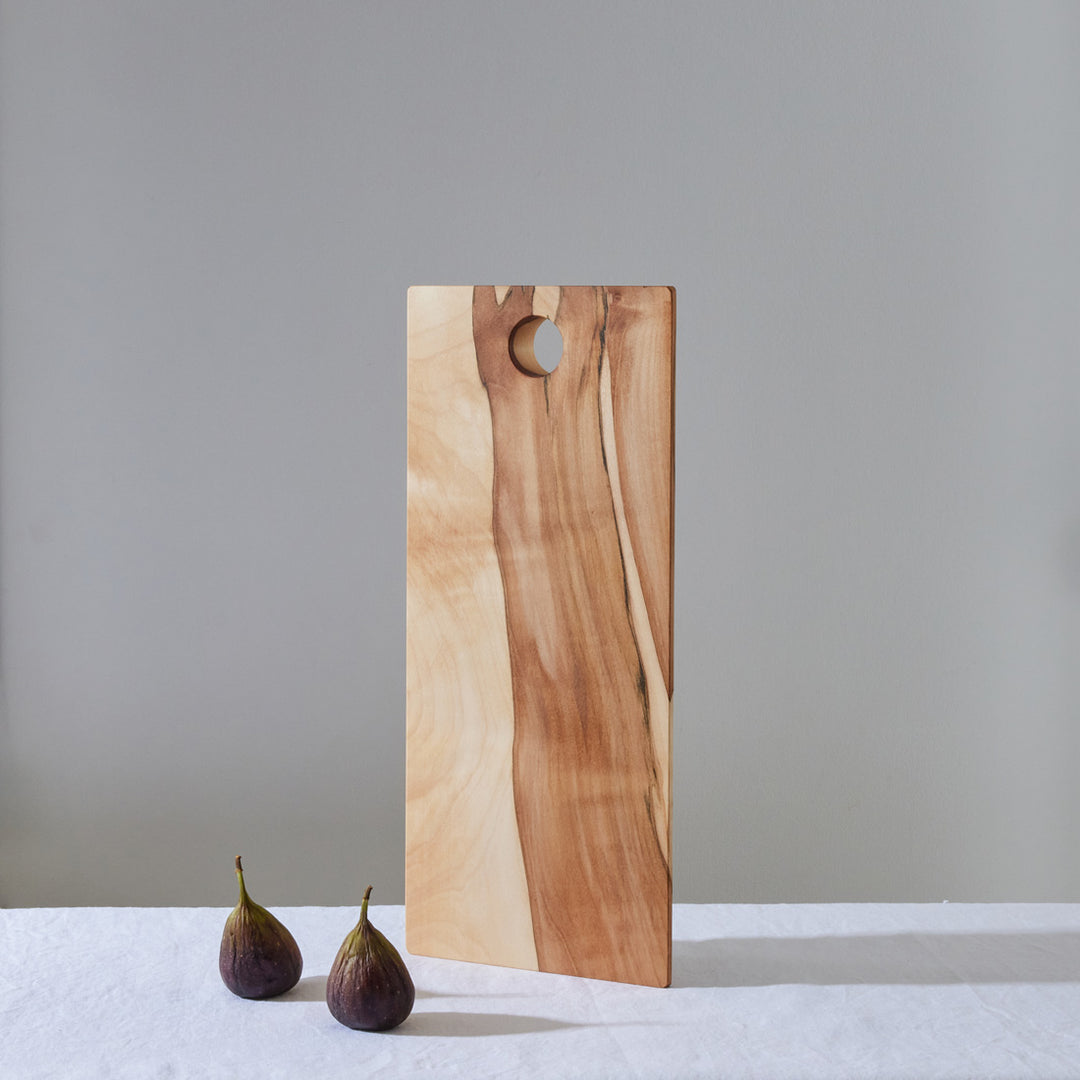 Goldfinger Graze Collection - Long Serving Board, handcrafted with sustainably-sourced sycamore