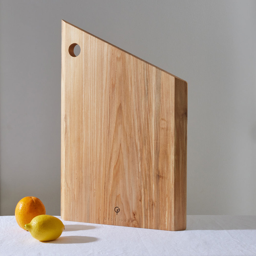 Goldfinger Graze Collection - Modern Serving Board Large. Handcrafted with sustainably-sourced English Lime.