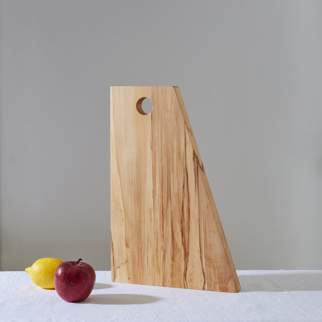 Goldfinger Graze Collection - Modern Serving Board Medium. Handcrafted with sustainably-sourced English Lime.