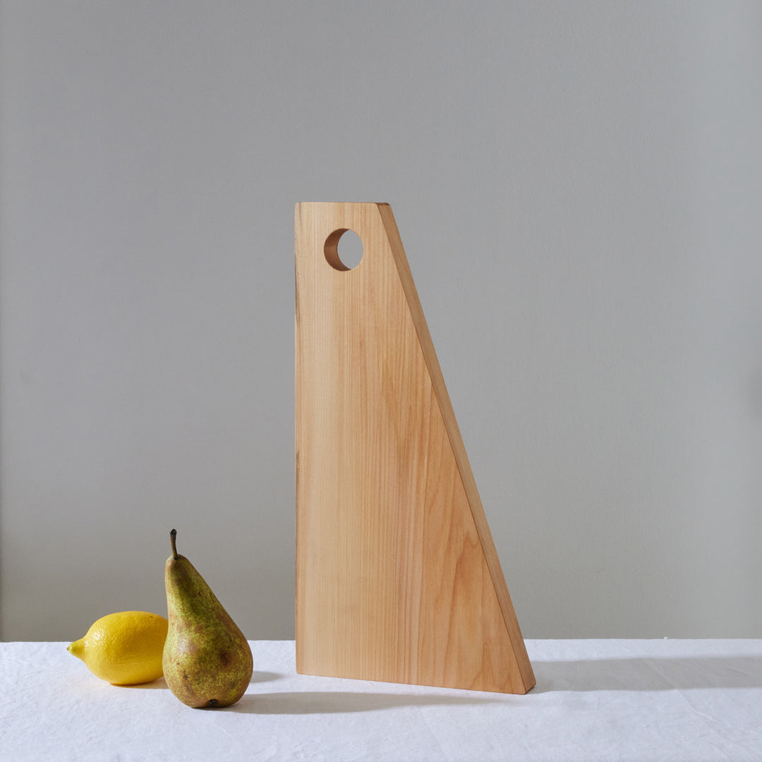 Goldfinger Graze Collection, Modern Serving Board - Small. Handcrafted with sustainably-sourced English lime.