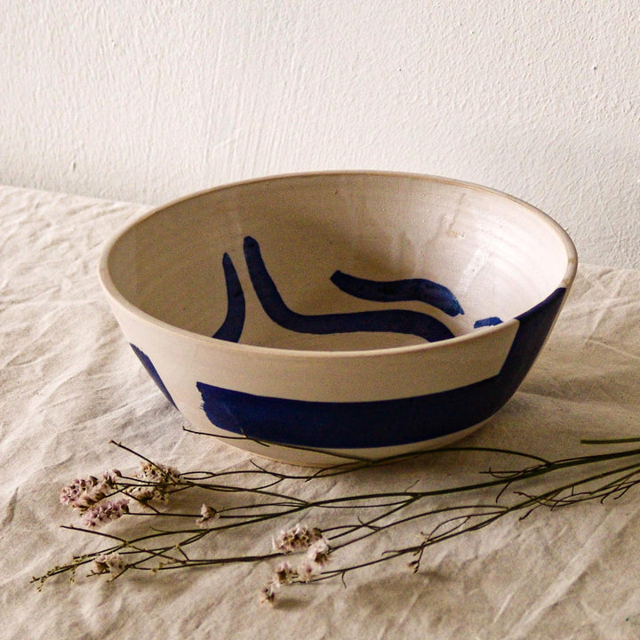 Limited edition face bowl - blue, large