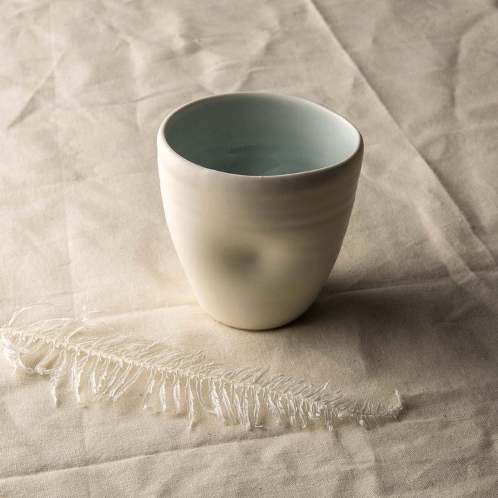 Handmade cup- ceramics- porcelain- linda Bloomfield