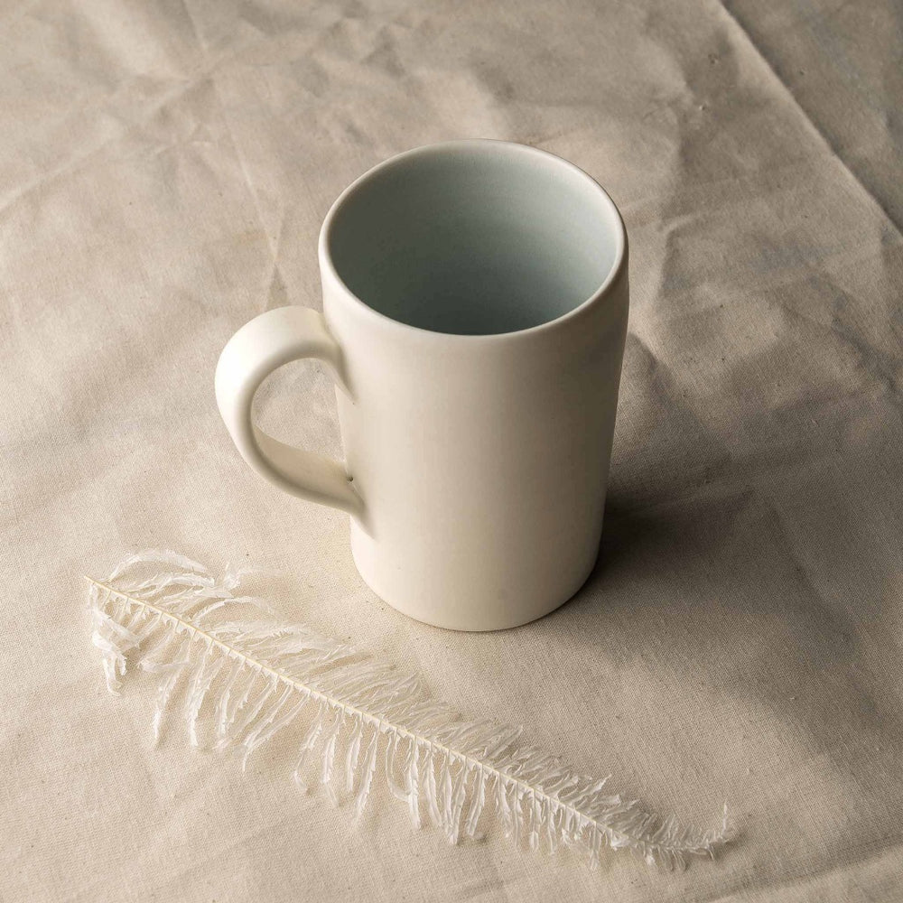Handmade mug- ceramics- porcelain- linda Bloomfield