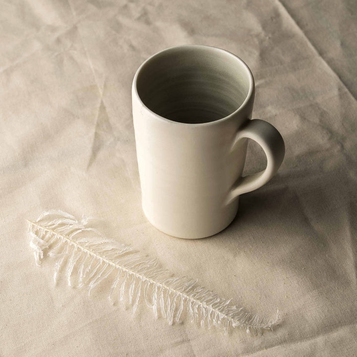 Handmade mug- ceramics- porcelain- linda Bloomfield