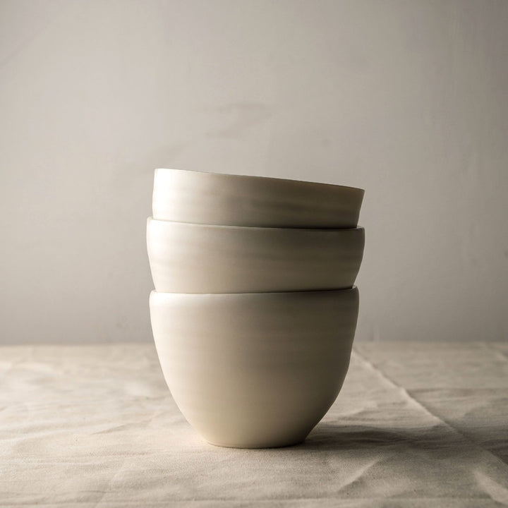 Handmade bowl- ceramics- porcelain- linda Bloomfield