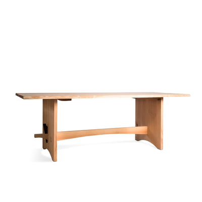Simard dining table- wood- douglas fir- walnut wedge