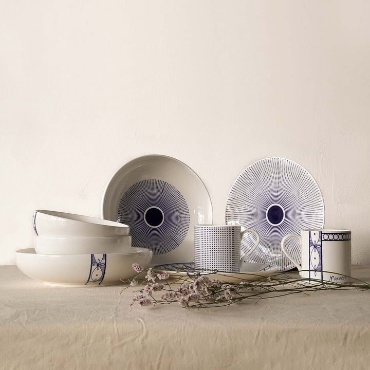 studio peover- cobaltum- ceramics- white blue- bone chine- handcrafted
