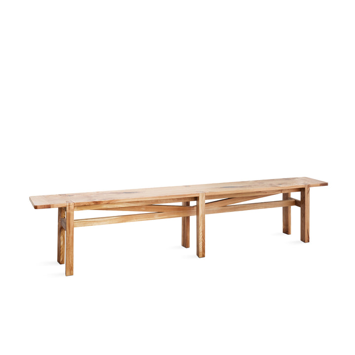 Goldfinger Sylvan Bench - handmade - sustainable elm - dining furniture - seating