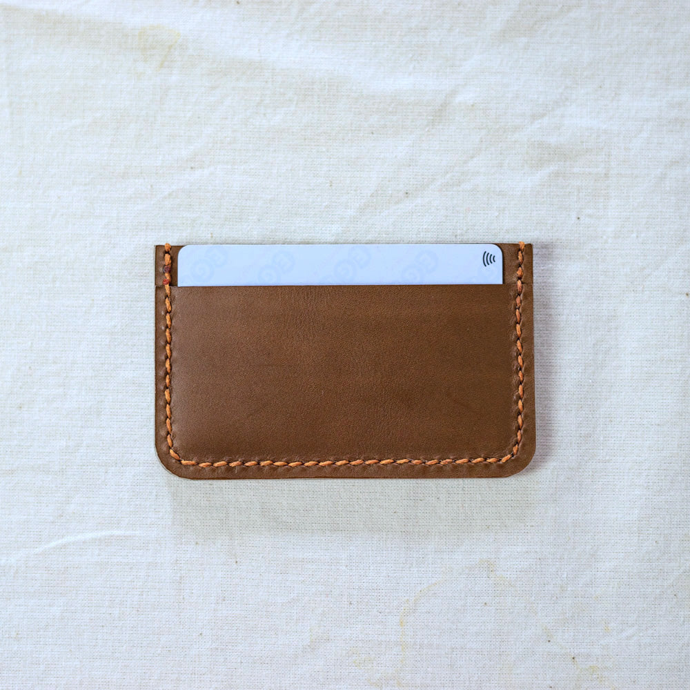 Leather wallet- surplus leather- sustainable leather- throw me down 
