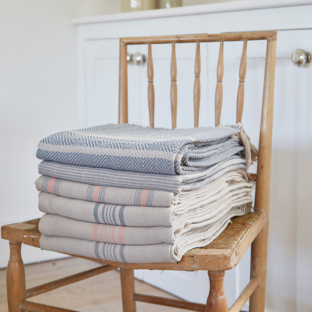 weaver green- recycled plastic- textiles- throw- sustainable throw- home textiles