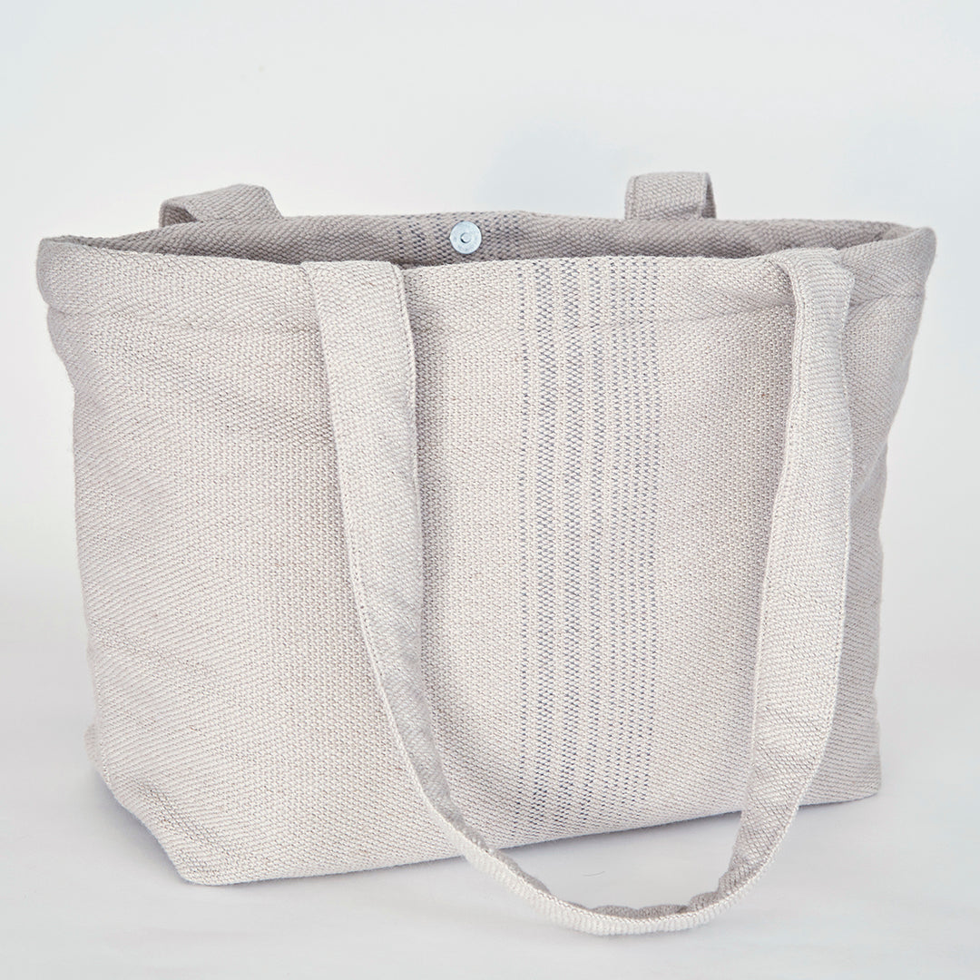 weaver green- recycled plastic- shopper- tote bag- sustainable bag